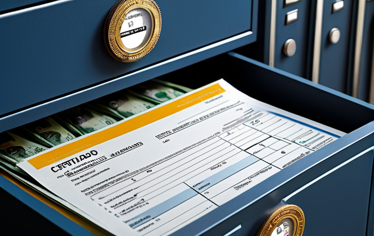 Conservative Investment Options**

"A safe and secure deposit box filled with Certificados de Aforro and a Portuguese bank statement, fully clothed, appropriate content, safe for work, symbolizing secure, low-risk investments, professional financial concept, high quality, natural lighting, perfect anatomy, modest savings, family-friendly, clean and crisp, detailed resolution, realistic textures."

**