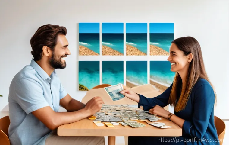 초보자를 위한 재무 상태 점검 체크리스트 - **Prompt:** A young Portuguese woman, in her late 20s, sits at a wooden desk in a warm, naturally li...